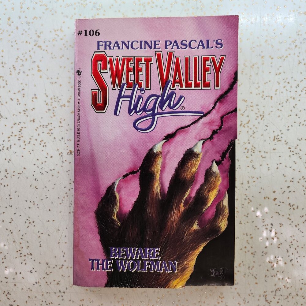Sweet Valley High #106 Beware the Wolfman